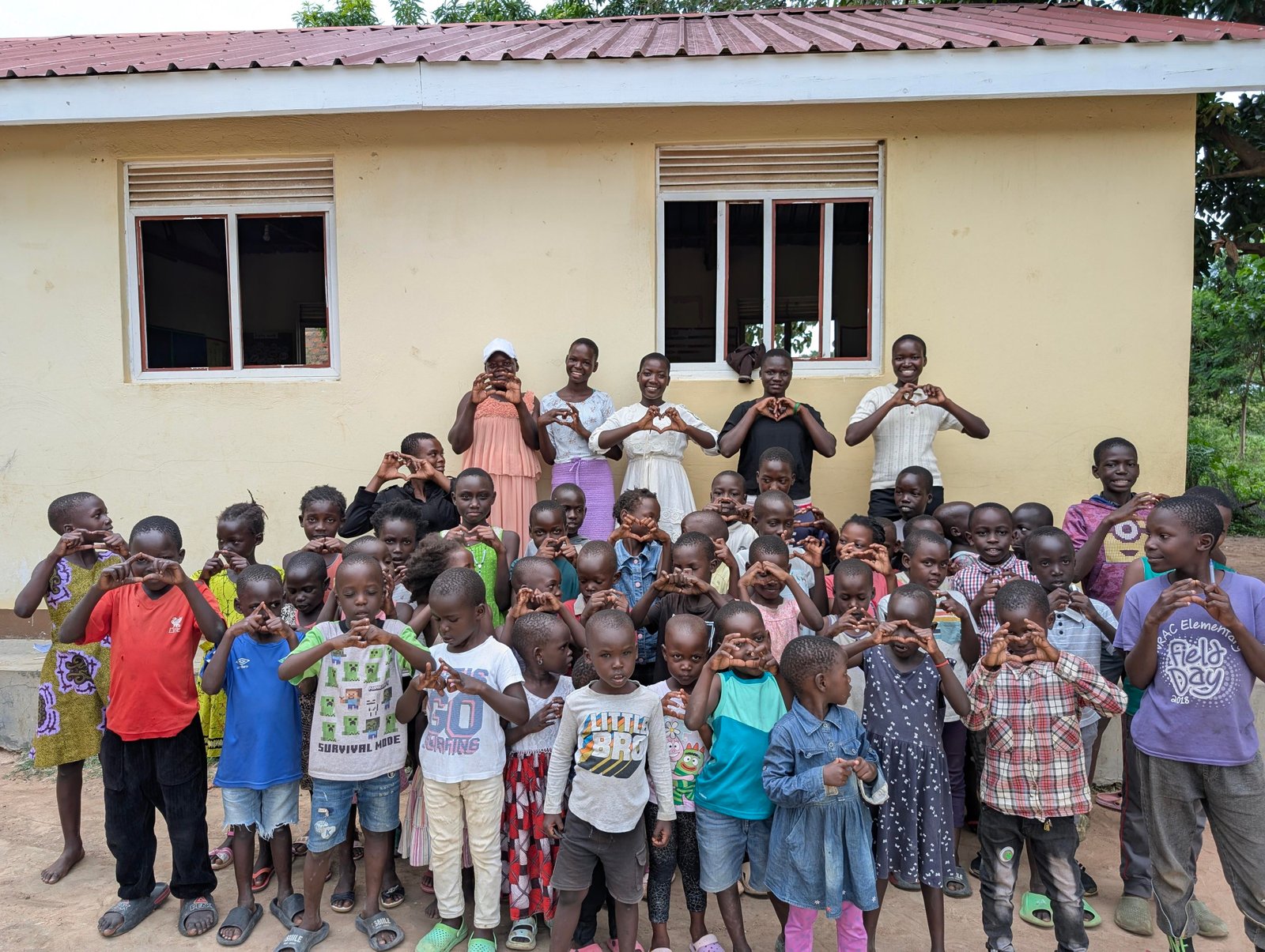 Children gathering for character development and devotional activities